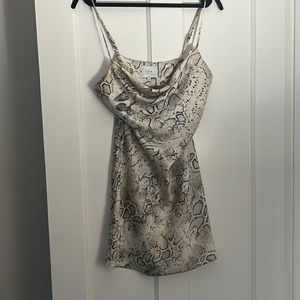 J.O.A Size S Snakeskin mini Dress